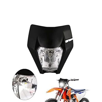 Moto Faróis de LED Universal para a Maioria dos Bicicleta da Sujeira Pit Bike Moto ATV(Laranja) Pit Bike Farol