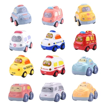 A Inércia De Deslizamento Do Carro Carros Modelo De Veículo Brinquedo Musical De Puxar De Volta O Brinquedo Mini Carro Brinquedo Seguro Bebê Meninos Meninas Rapazes Raparigas Ano 1/2/3 Presente