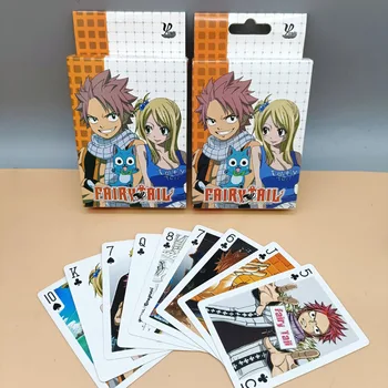 54 Folhas/Set Japonês De Anime De Fairy Tail Cartas De Poker Cartoon Coleção De Jogos De Cartão Postal Anime Em Torno De Cosplay Presente