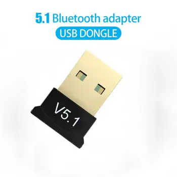 V5.1 sem Fio Bluetooth Usb-compatível 5.1 Adaptador de entrada Aux Transmissor Receptor de Música Adaptador Para Laptop Pc dropshipping atacado