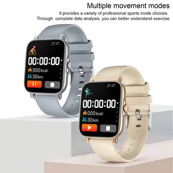 Esporte Smart Watch Conveniente Praça de Marcação DIY papel de Parede 1.69 polegadas Inteligente Pulseira de Relógio de Fitness para Ginásio