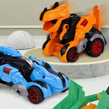 Transformando Dinossauro Carro Deformação Carro Brinquedos Inercial De Correr Dino Carro Automático Transformar Brinquedo De Meninos Presentes Surpreendentes Garoto De Brinquedo