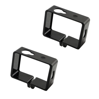 Quente 2X de caixa de Proteção do Lado Borda do Quadro de Caso Para o Xiaomi Yi Xiaoyi Desporto de Ação Acessórios para câmeras Preto