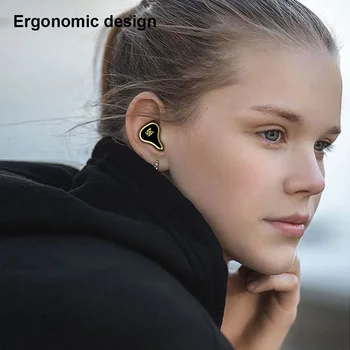 Compatível com Bluetooth V5.2 Fones De ouvido de Baixa Latência de som hi-fi de Esportes Fone de ouvido Portátil Chamada Andar Fone de ouvido