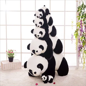 Bebê Bonito Grande Do Panda Gigante De Pelúcia Animal De Pelúcia Boneca Animais Brinquedo De Almofadas De Desenhos Animados Kawaii Bonecas De Meninas Presentes Macio Travesseiro Panda