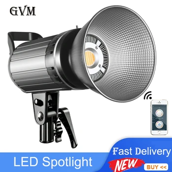 GVM-G100W Poder superior 90W Refletor LED Bi-Color 3200K-5600K Iluminação de Estúdio de Fotografia, a Luz de Preenchimento