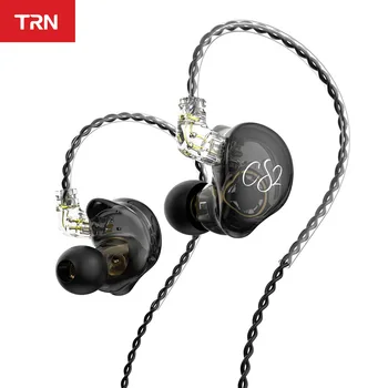 NOVO TRN CS2 Hi-FI Fones de ouvido 1DD Dinâmica APARELHAGEM hi-fi Fones de ouvido de Baixo Execução Esportes Fones de ouvido Jogo de Fone de ouvido Para TRN ST1 TA1 BA15 VX MT1