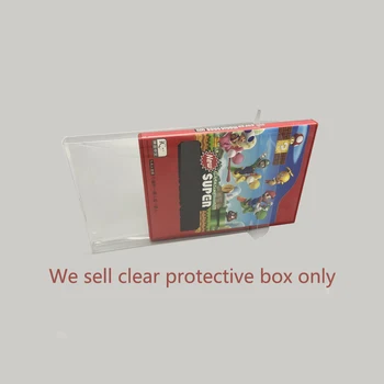 De alta qualidade do animal de ESTIMAÇÃO caixa de protecção Para o jogo de Wii Coleção de armazenamento da Caixa de exposição