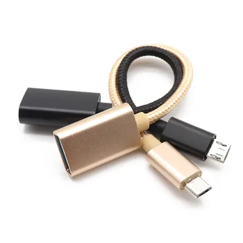 Micro USB OTG Cabo Tipo C Para USB Adaptador OTG Carga Tipo-C Micro Carregador Cabo de Dados do Conversor para a Samsung para Huawei