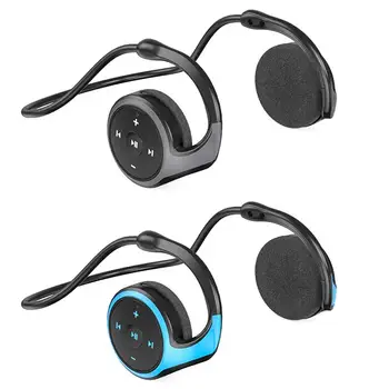 Fone de ouvido sem fio Rápida Emparelhamento Leitor de MP3 Auscultadores da Em-Orelha Fones de ouvido Com Cabo USB Para Esportes ao ar livre