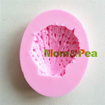 Mom&Pea MP128 Frete Grátis Shell Molde de Silicone, a Decoração do Bolo Fondant de Bolo 3D Molde de Sabão Molde de qualidade Alimentar