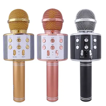 2021 Sem Fio Microfone Profissional Condensador De Karaoke Mic Stand Rádio Mikrofon Studio Estúdio De Gravação Microfone Da Máquina
