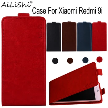 AiLiShi Caso Para Xiaomi Redmi 9i de Luxo Flip Top Qualidade do Couro do PLUTÔNIO Caso Exclusivo de 100% Telefone Capa Protetora de Pele+Acompanhamento