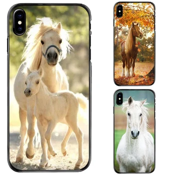 Cavalo de Bezerro Cremello Nativo de Pônei Rígido Telefone Shell Case Para Apple iPhone 11 12 13 14 Pro MAX Mini 5 de 5 anos SE 6 6 7 8 10 X XR XS