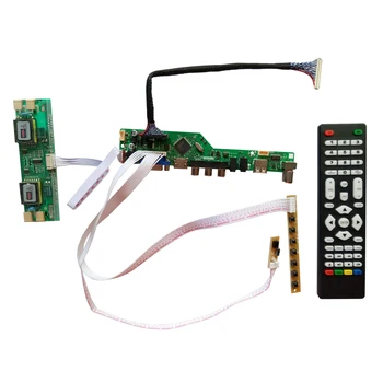 Compatível com HDMI USB AV VGA ATV PC LCD Placa de Controlador para 19inch 1440x900 LTM190M2 4CCFL LVDS Tela do Monitor