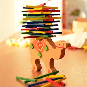 Brinquedos Educativos Elefante Balanceamento De Blocos De Madeira De Brinquedos De Madeira Jogo De Equilíbrio De Montessori Blocos De Presente Para A Criança Nova