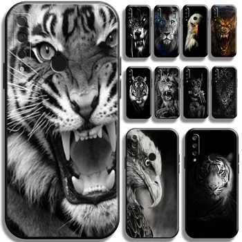 Tigre, Leão, Gato Cão Águia Lobo Leopard Caso De Telefone Huawei Honor 9 X 9 X Pro Lite Casos de Proteção Integral Shell de Volta