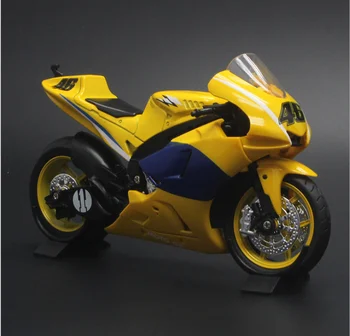 1: 12 Yamaha simulação liga de modelo da moto com som e luz de correr modelo de carro brinquedo infantil presente de aniversário