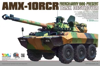 Tigre Modelo 4602 1/35 Exército francês 1980-Presente AMX-10RCR Tanque Destruidor de Plástico Kit