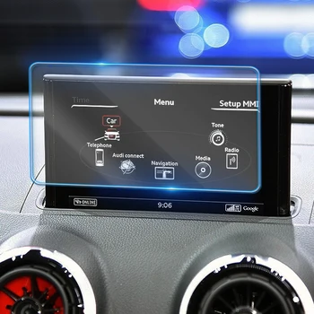 Para a Audi S3 RS3 2016-2019 de Vídeo Multimídia GPS de Navegação, Tela de LCD de Vidro Temperado de Filme Protetor Anti-risco Acessórios