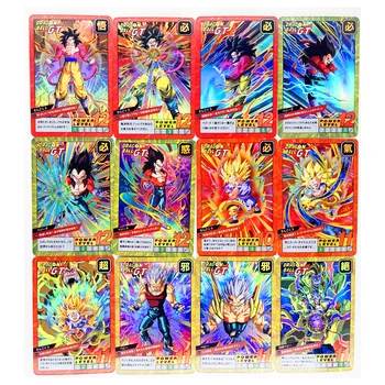 54pcs/set Dragon Ball Z GT Explosão N.º 2 Super Saiyajin Batalha de Heróis Cartão de Ultra Instinto Goku Coleção de jogos de Cartas
