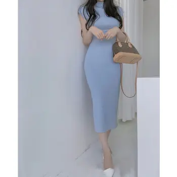 O coreano Moda Streetwear Primavera-Verão da Mulher Vestido de 2022 Slim Sexy Chic E Elegante, o Vestido das Mulheres Vestidos de Festa Frete Grátis