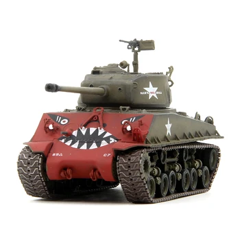 Escala 1/72 do Exército dos EUA M4A3E8 Tanque Sherman 89 Batalhão coreano 1951 Controladas Militarizada Veículo de Combate Modelo de Brinquedos Presentes